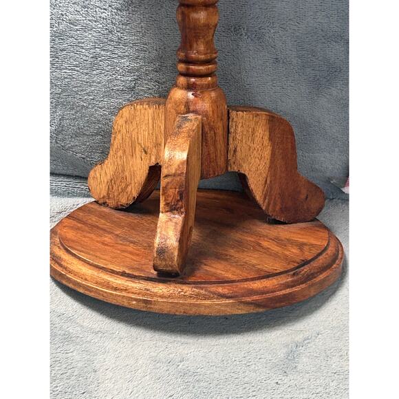 Wooden Jewelry Holder Mini Mannequin Beautiful Indian Hand Painted Vintage - Picture 9 of 16